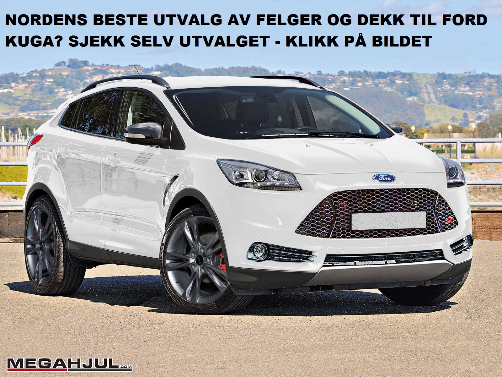 vinterdekk, vinterhjul, felger til Ford Kuga